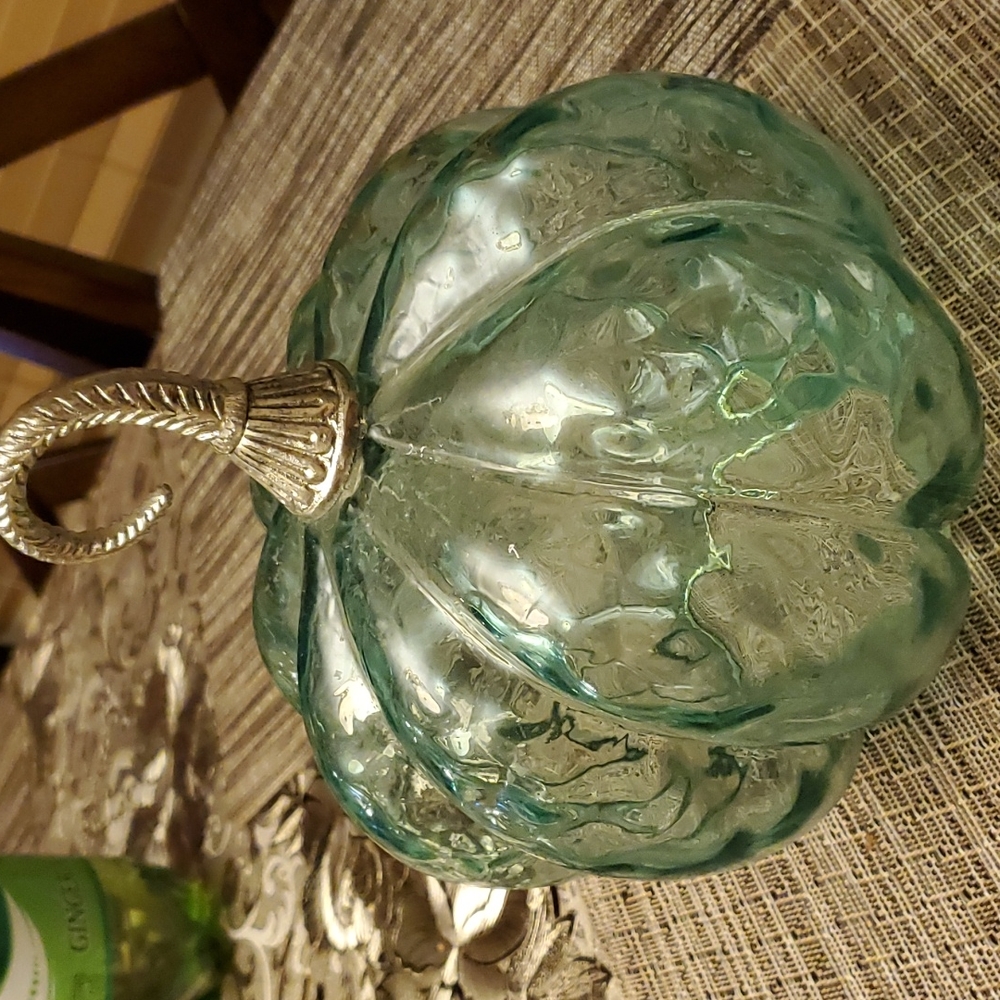Glass pumpkin